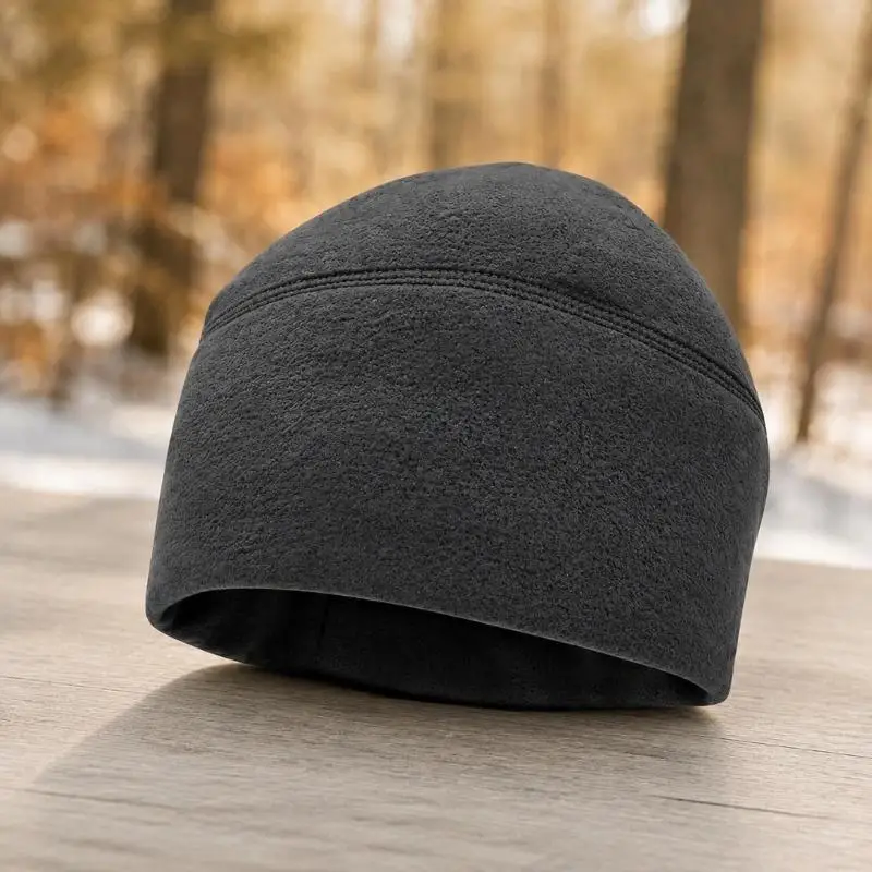 39BD Soft Fleece Hat for Men, Pull-On Skull Cap for Walking and Commutes
