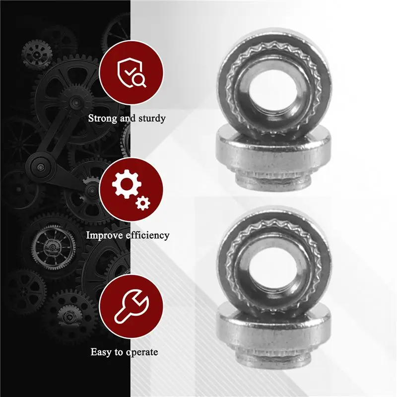 A84X-M3 Stainless Steel Self Clinching Rivet Nut Fastener 25Pcs
