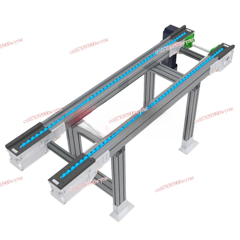 Triple speed aluminum profile 100 * 118T type 3 times speed chain profile guide rail BS30-C212A assembly line heavy duty