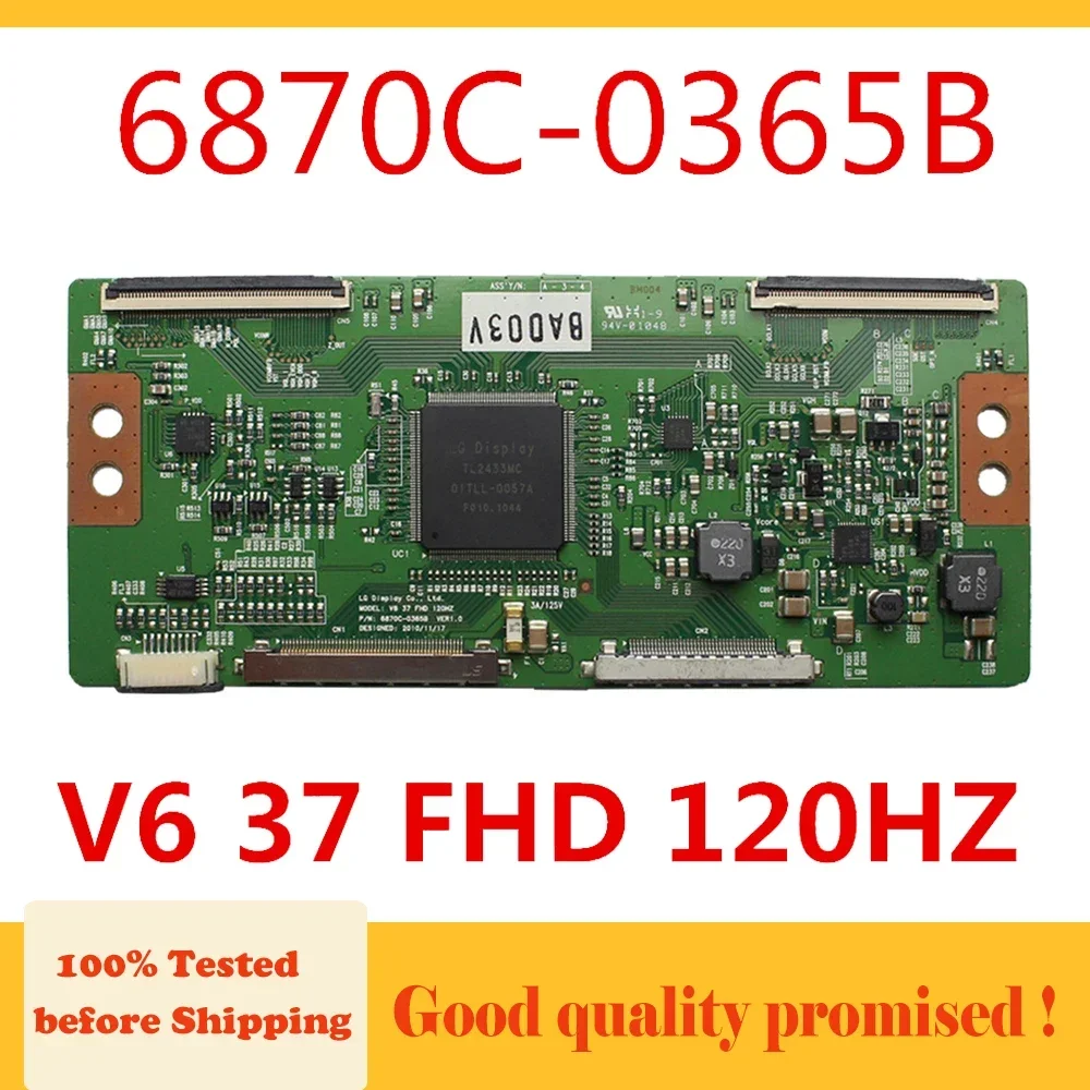 Placa de T-CON 6870C-0365B V6 37 FHD 120HZ para placa de repuesto de TV tarjeta Tcon 6870C 0365B placa lógica Original