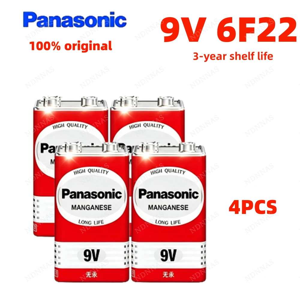 NIEUWE Panasonic 9V 6F22 AAA AA C D R03 R6 R14 R20 Droge Batterijen Voor Rookmelder Multimeter Metaaldetector Deurbel Walkie Talkie