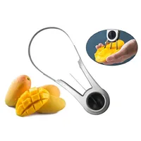 Multifunctional Fruit Divider Peeling Fruit Separating Cutting Mango Splitters Dicing Vegetable Tools Kitchen Accessories