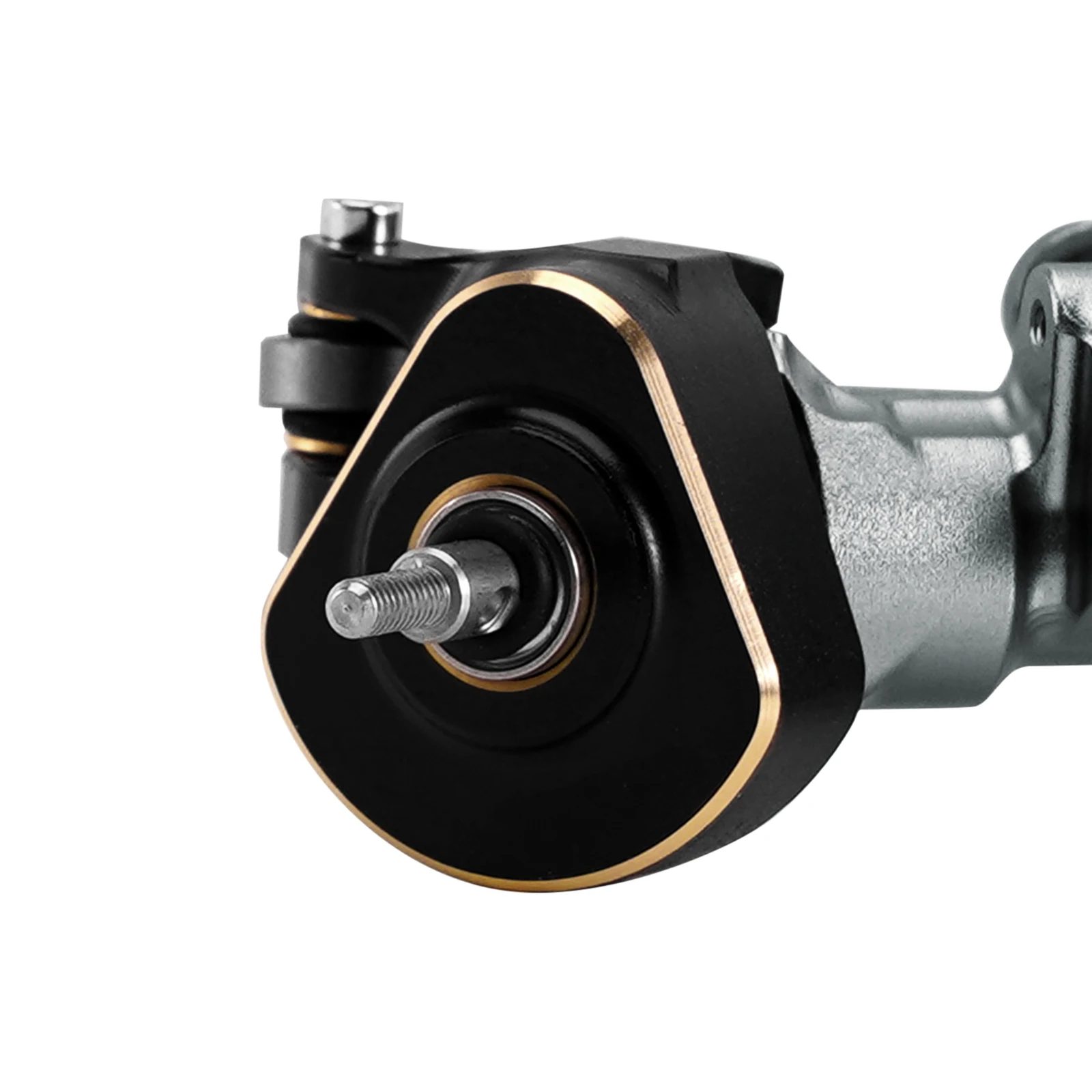 INJORA +4mm Planet Axles with Double Joint Shafts & Brass Steering Knuckles for 1/24 Axial SCX24