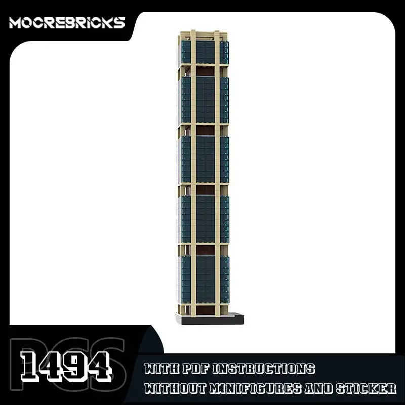 Ultieme collectie The One Model Set MOC-45980 Wereld Landmark Architectuur Bouwstenen Creatieve Bakstenen Speelgoed Verjaardagscadeaus