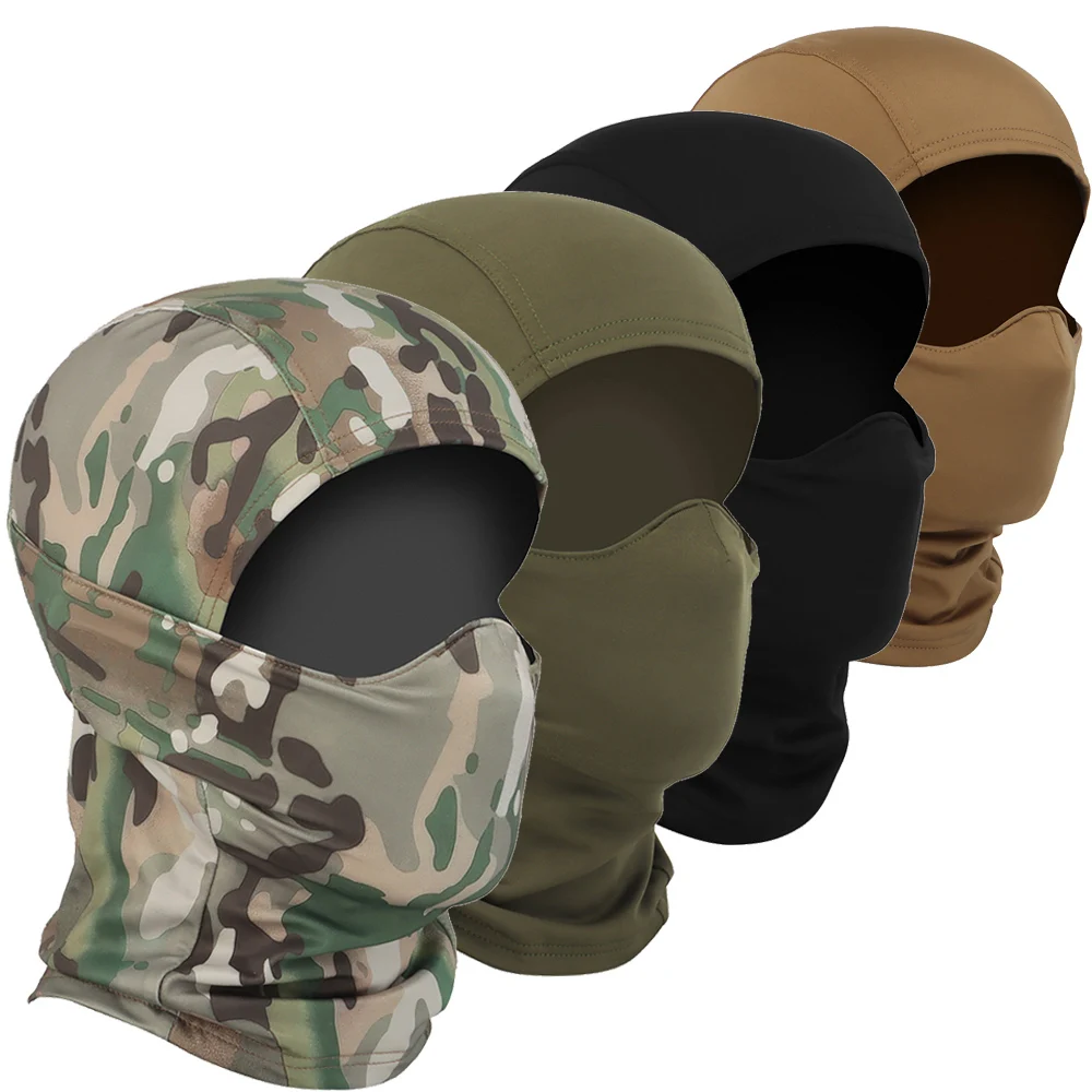 Tactical Camouflage Balaclava Full Face Mask Airsoft Hunting Hat Multicam Scarf Ski Cycling Bandana Headgear Gen 2