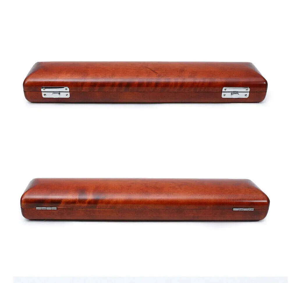 

Redwood Hard Wood Flute Case - Durable 17 Hole High-Quality Instrument Protection for New Flutes