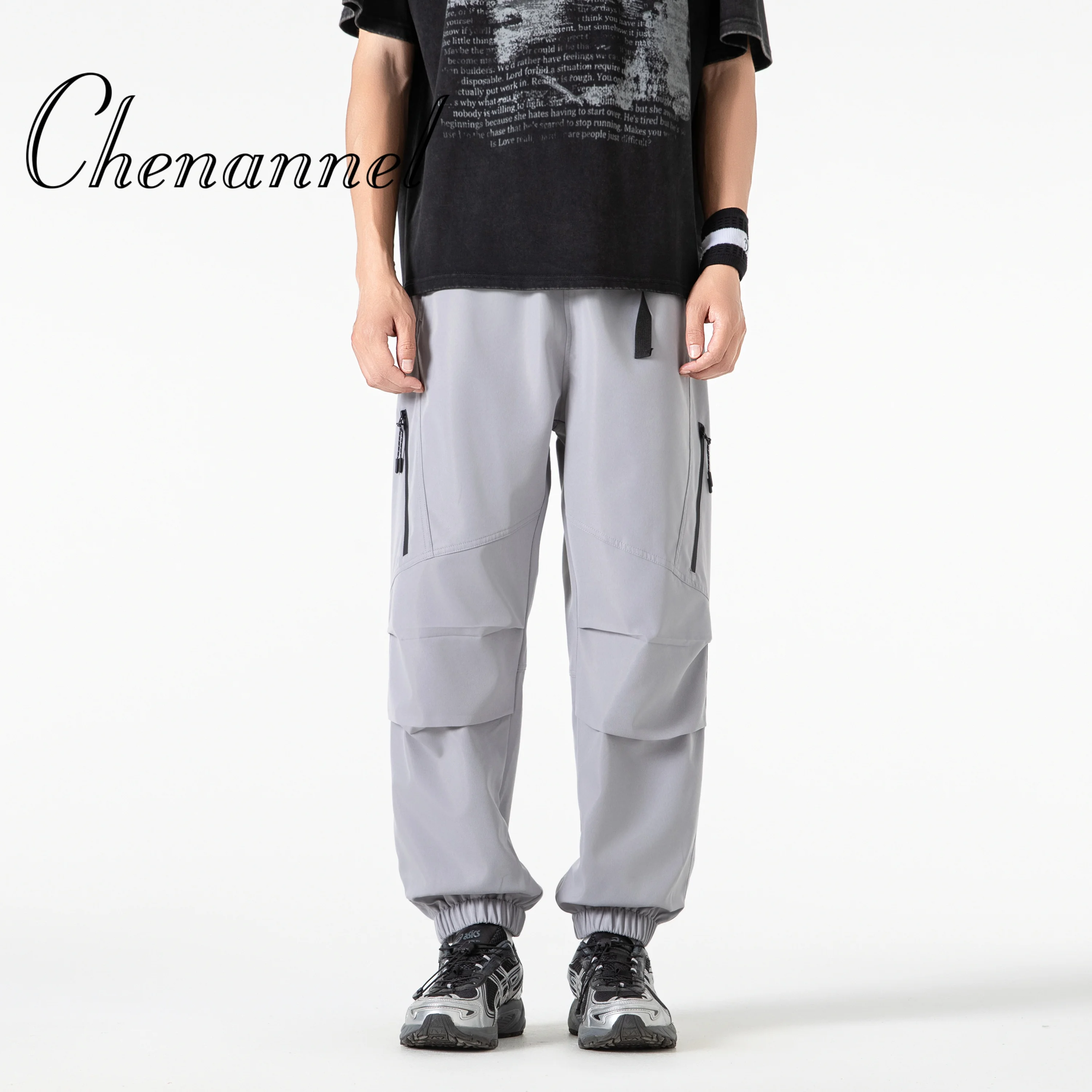 

Trendy multi pocket workwear pants for men's autumn new high street outdoor loose workwear pants