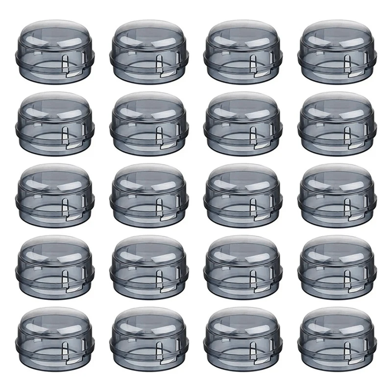 

20 шт., крышка переключателя, кухонная защитная защита, защита для посуды, замок для плиты, пластиковые чехлы для ручек плиты-A021