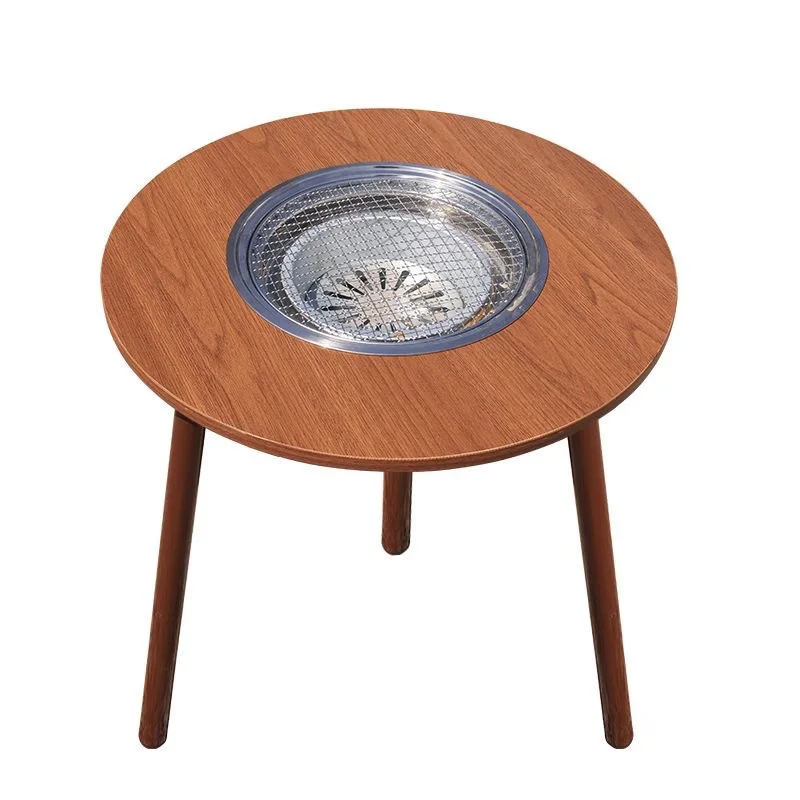 

Large folding stove, outdoor barbecue table, household smokeless barbecue, stove tea table