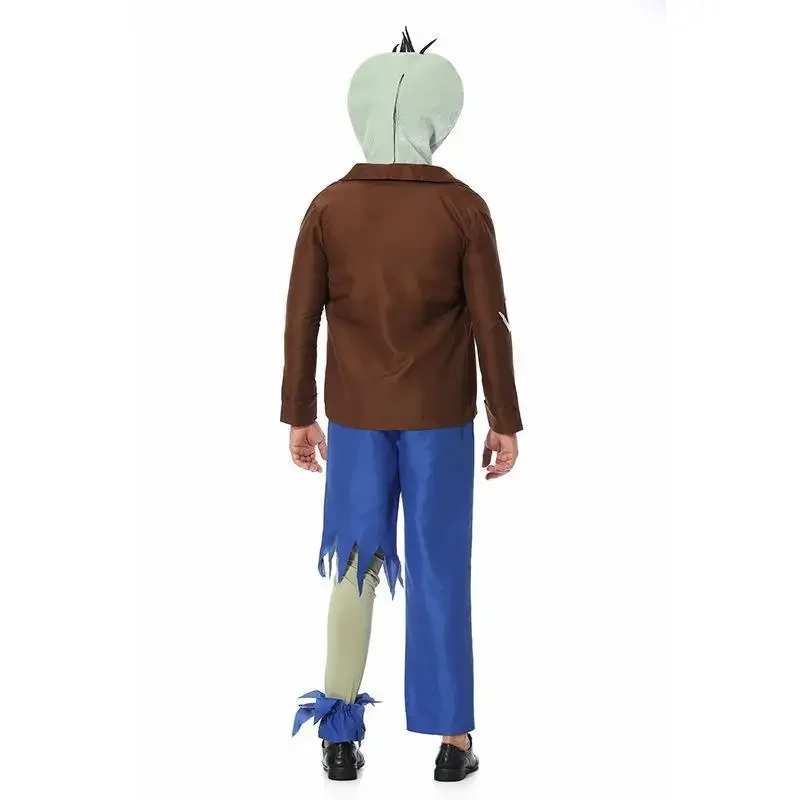 2025Disfraz para padres e hijos, plantas de Halloween para adultos y niñas vs. Disfraz de muñeca humanoide zombi, disfraz de juego de rol, disfraz de escenario actuación