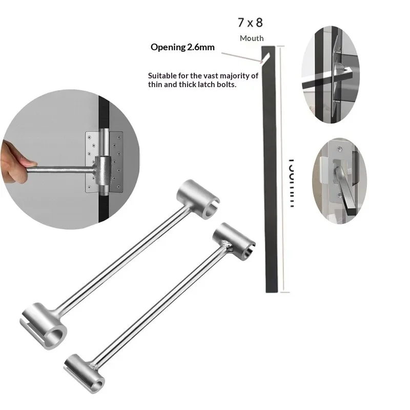 2Pcs 14-25mm Visible Hinge Gap Adjuster, , Flag‑Shaped Hinge Adjustment Wrench for Door Hinge Gap Tuning