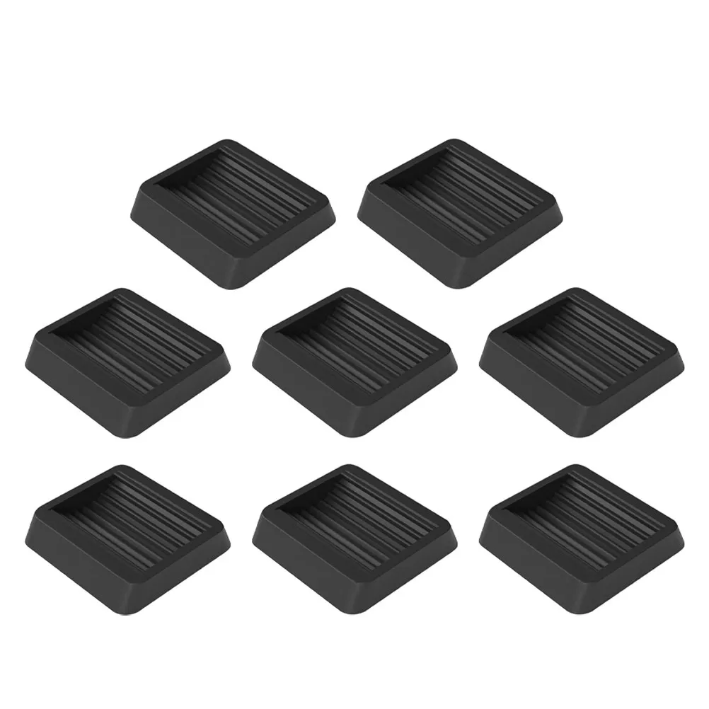 8Pcs Chair Foot Cups Rubber Furniture Pads Anti-Skid Grippers Floor Protectors for Hardwood Surfaces Chair Leg Pads
