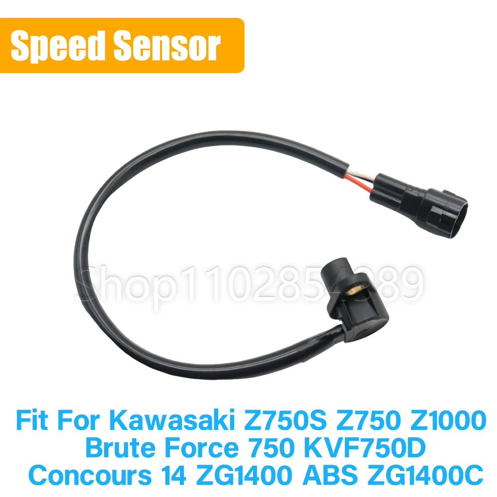Motorcycle Wheel Speed Sensor Fit For Kawasaki Z750S Z750 S Brute Force 750 KVF750D Concours 14 ZG1400 ABS ZG1400C 2003 04-22