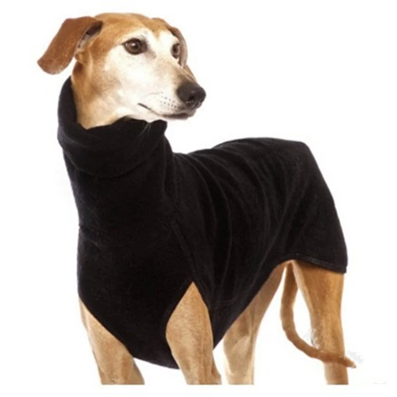 Coat Dog Pet Winter High Collar Jacket Great Dane Greyhound Pitbull Clothing Pets Jumper Sweater Medium Big Dog Clothes