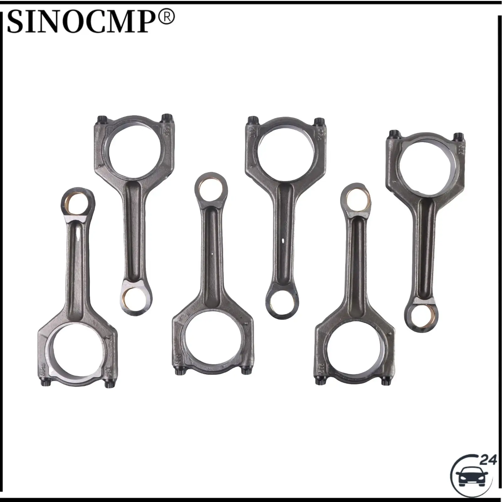 

6pcs Connecting Rod 11247586492 For BMW F30 F10 35i 40i M2 M3 M4 3.0L Turbo L6 N55 S55 Engine Suspension Steering Pitman Arms