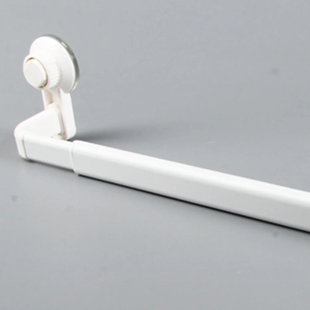 

Suction Cup Towel Holder White Easy Attach Bathroom Kitchen Strong Adhesion Long Time Use Smooth Flat Surfaces