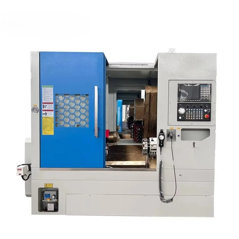 2/3 Axis Inclined Cnc Turning and Milling Machine Slant Bed  Horizontal Lathe TCK50