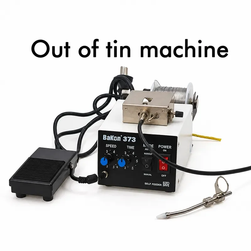 Full Automatic Solder Wire Feeder Machine 220V Tin Wire Dispenser for Soldering Iron Welding Table Desktop Use