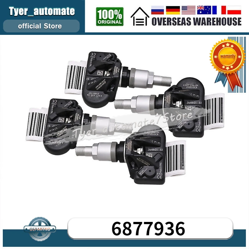 Fit For Mercedes-Benz E-Class W214  BMW 3-Series G20 X3 G45 Tire Pressure Sensor TPMS Sensor 433MHZ 36106877937 36106877936