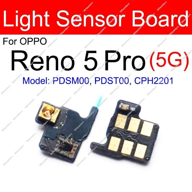 For OPPO Reno 4 5 6 Pro 6Pro Plus 5G Proximity Ambient Light Sensor Flex Cable Small Board Parts