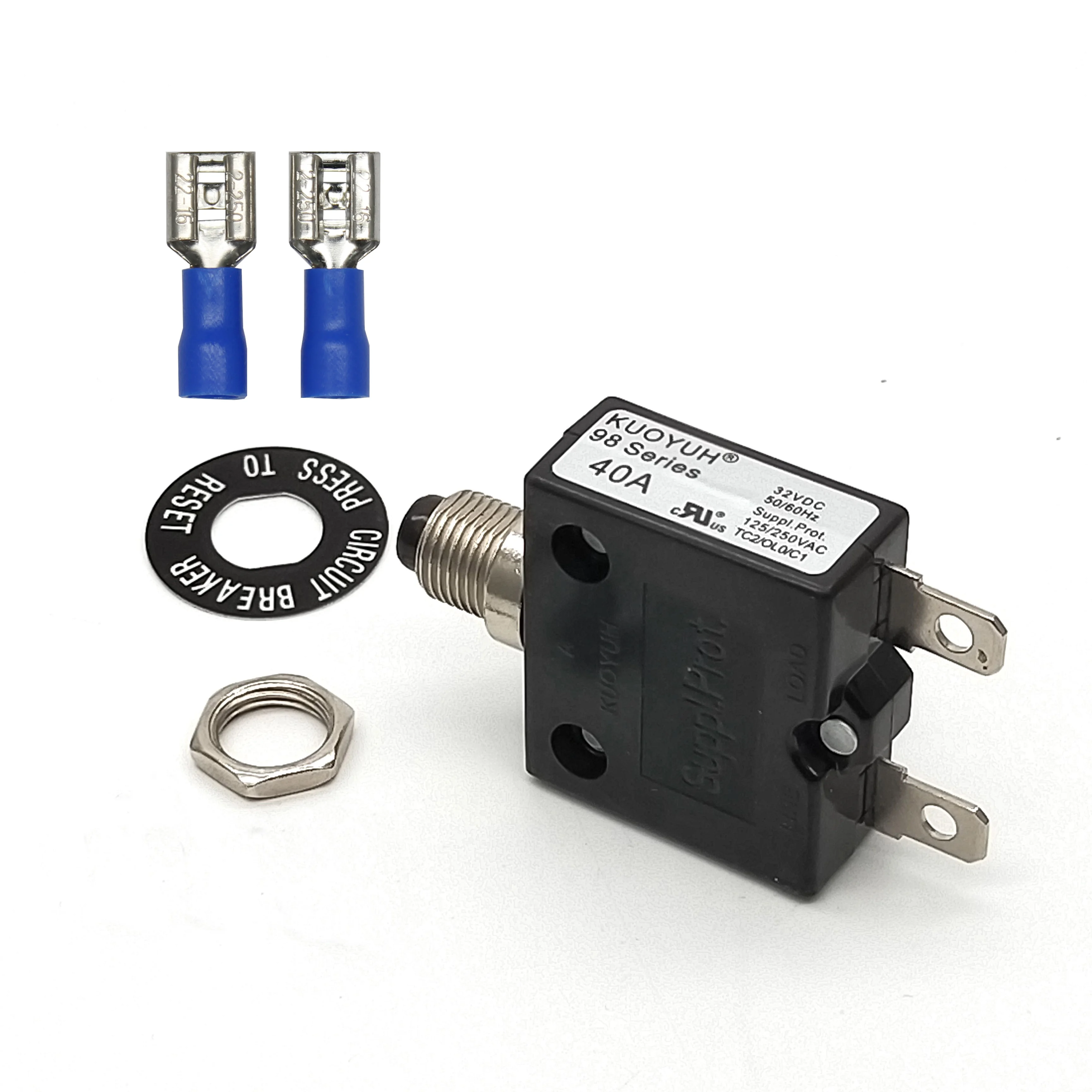 

Kuoyuh 98 series 3A4A5A6A7A8A10A12A15A16A18A20A25A30A35A40A50A series current protector miniature circuit breaker