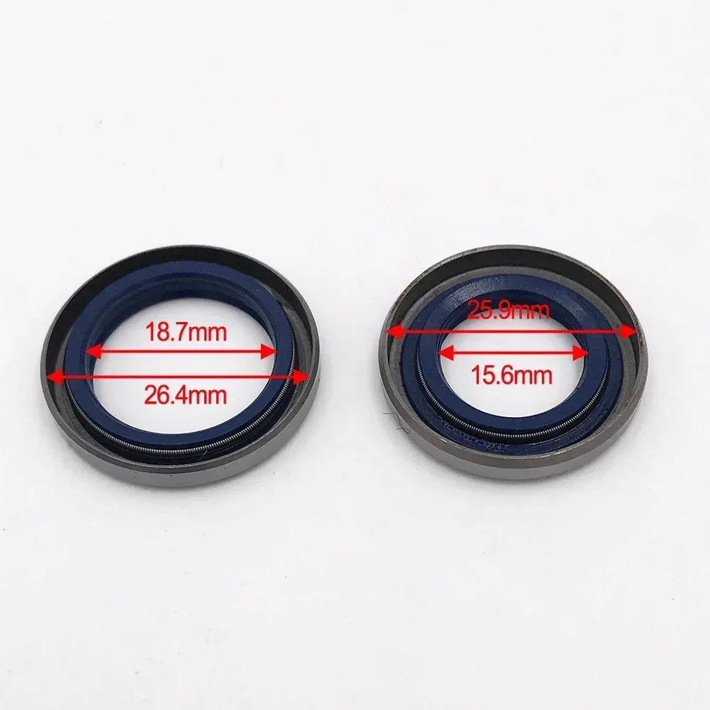 2pcs Oil Seals Fit For Husqvarna 40 245 365 371 357 359 51 55 257 262 254 XP 261 262 XP 355 357 XP 346XP  Part Tool