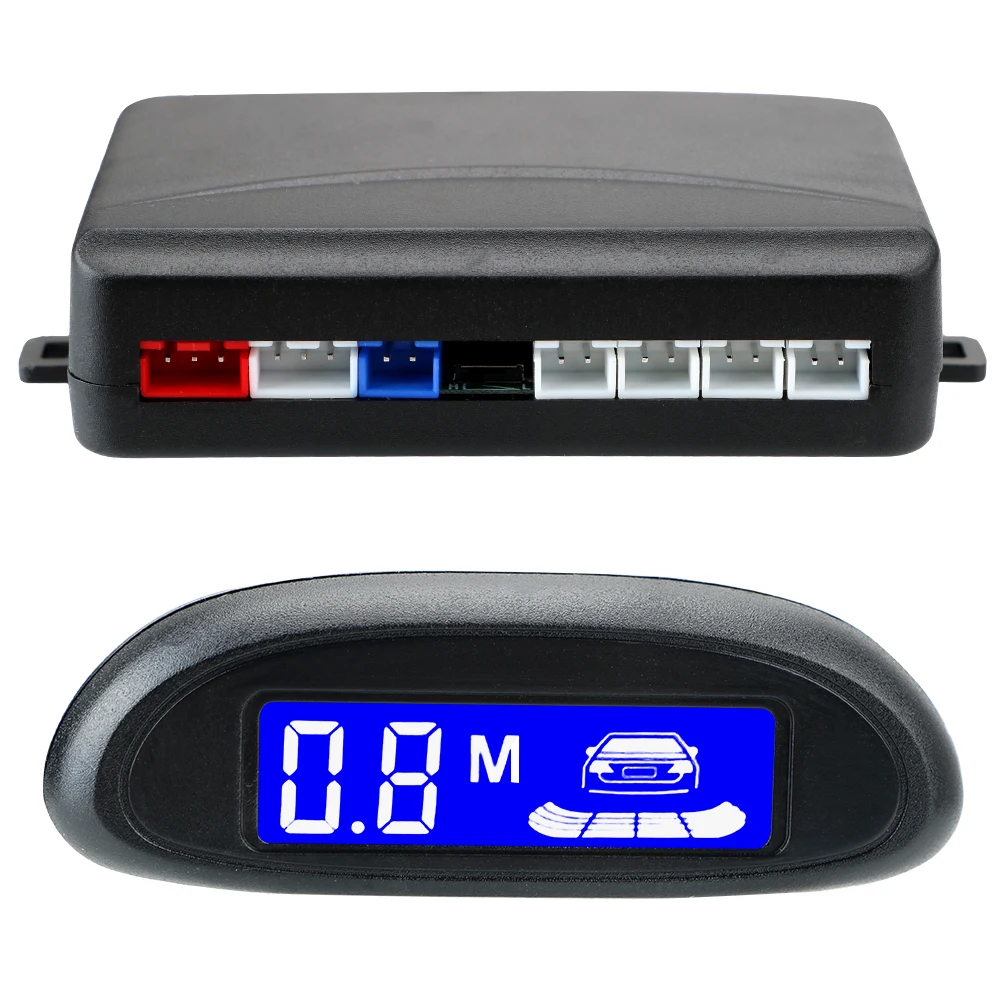 LCD Cars Parking Sensor Car Reversing Radar Buzzer Detector System Car Automatic Parktronic 12V DC Parking Sensor System