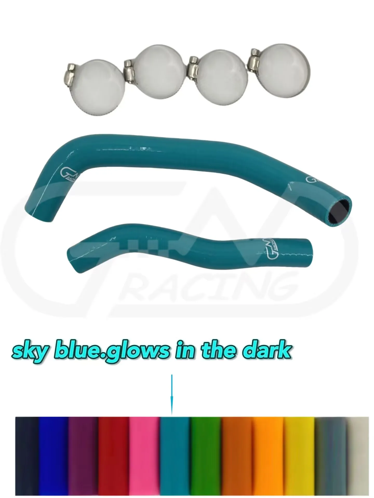 

JNRACING Fit 2003 - 2008 SUZUKI LTZ400 DVX400 KFX400 ATV Silicone Radiator Hose Kit