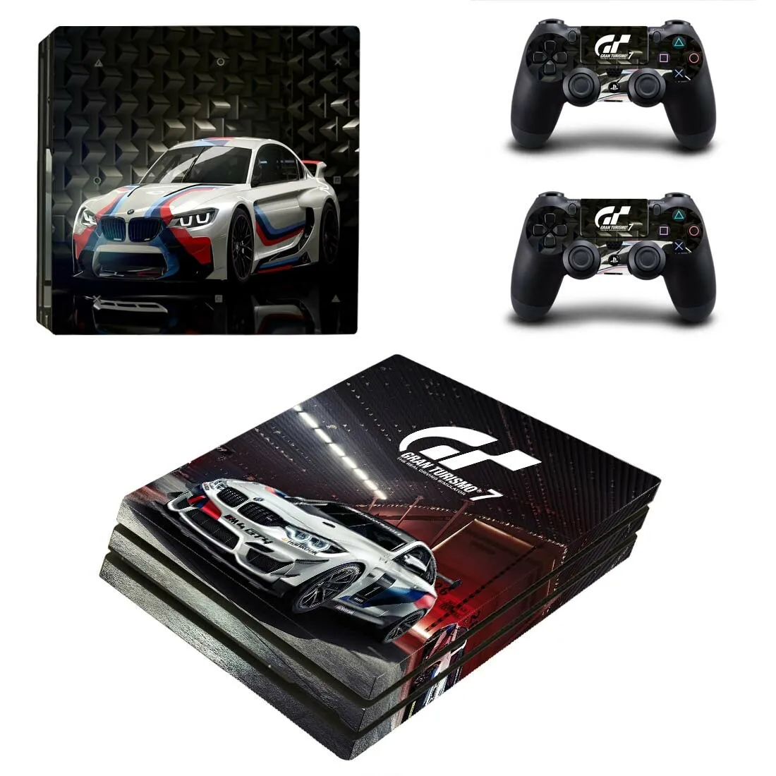 Gran Turismo GT Sport PS4 Pro Skin Sticker Decal Cover Protector For Console and Controller Skins Vinyl