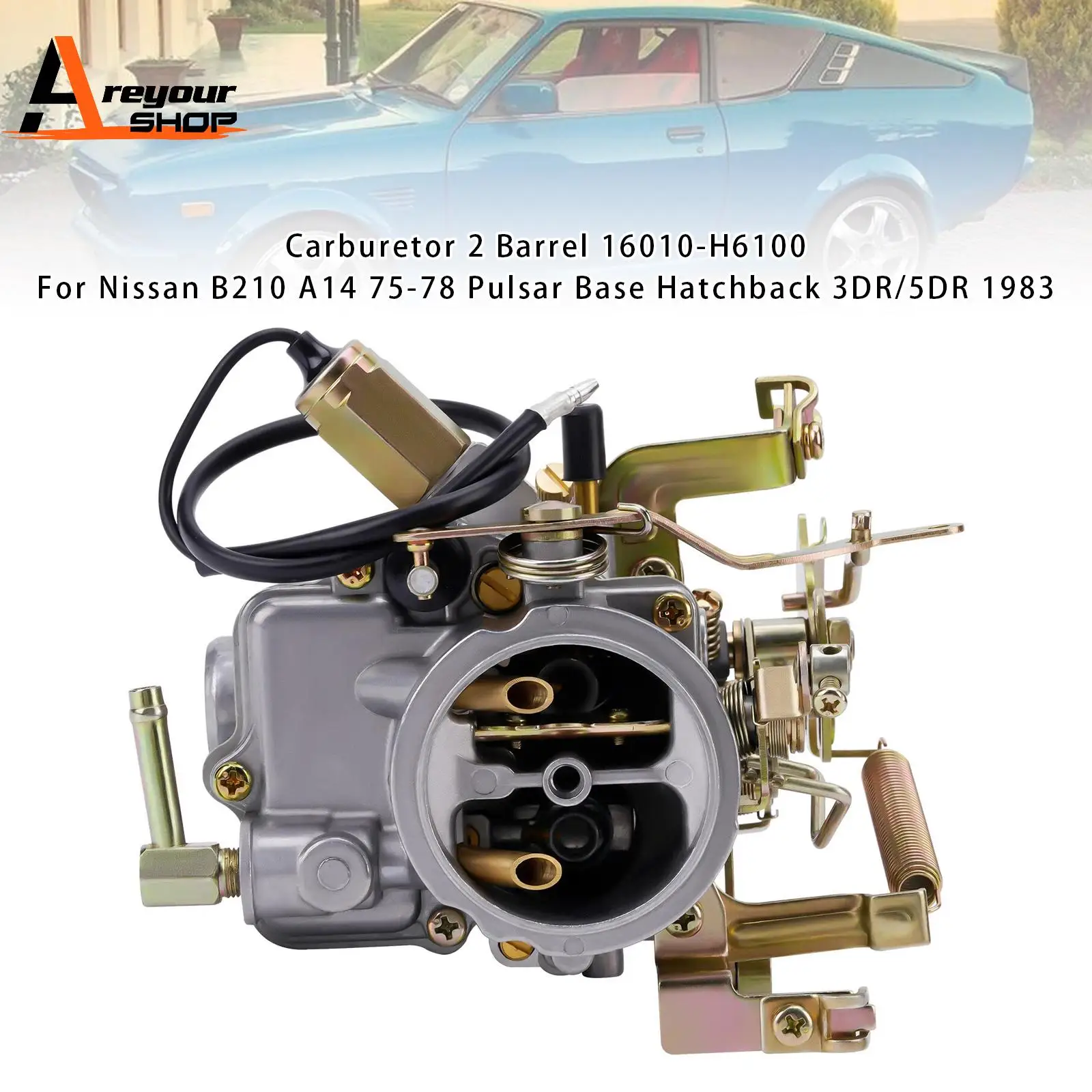 

Карбюратор 2 ствола 16010-H6100 для Nissan B210 A14 75-78 Pulsar Base Hatchback