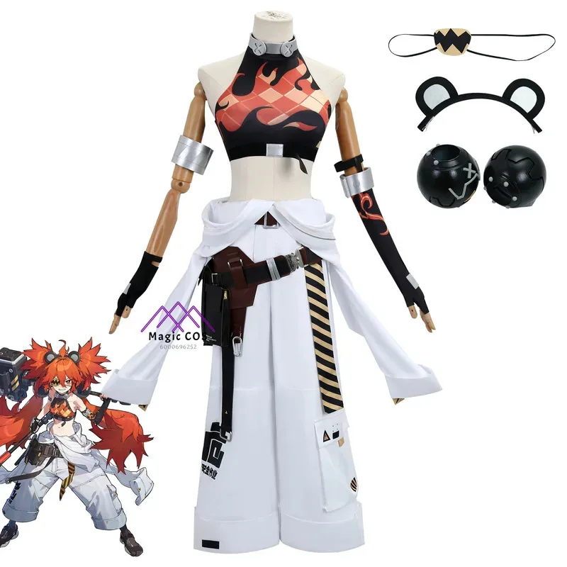 

Zenless Zone Zero Koleda Belobog Game Suit Cool Uniform Cosplay Costume for Women XS-XXL Halloween Party Role Play Outfit