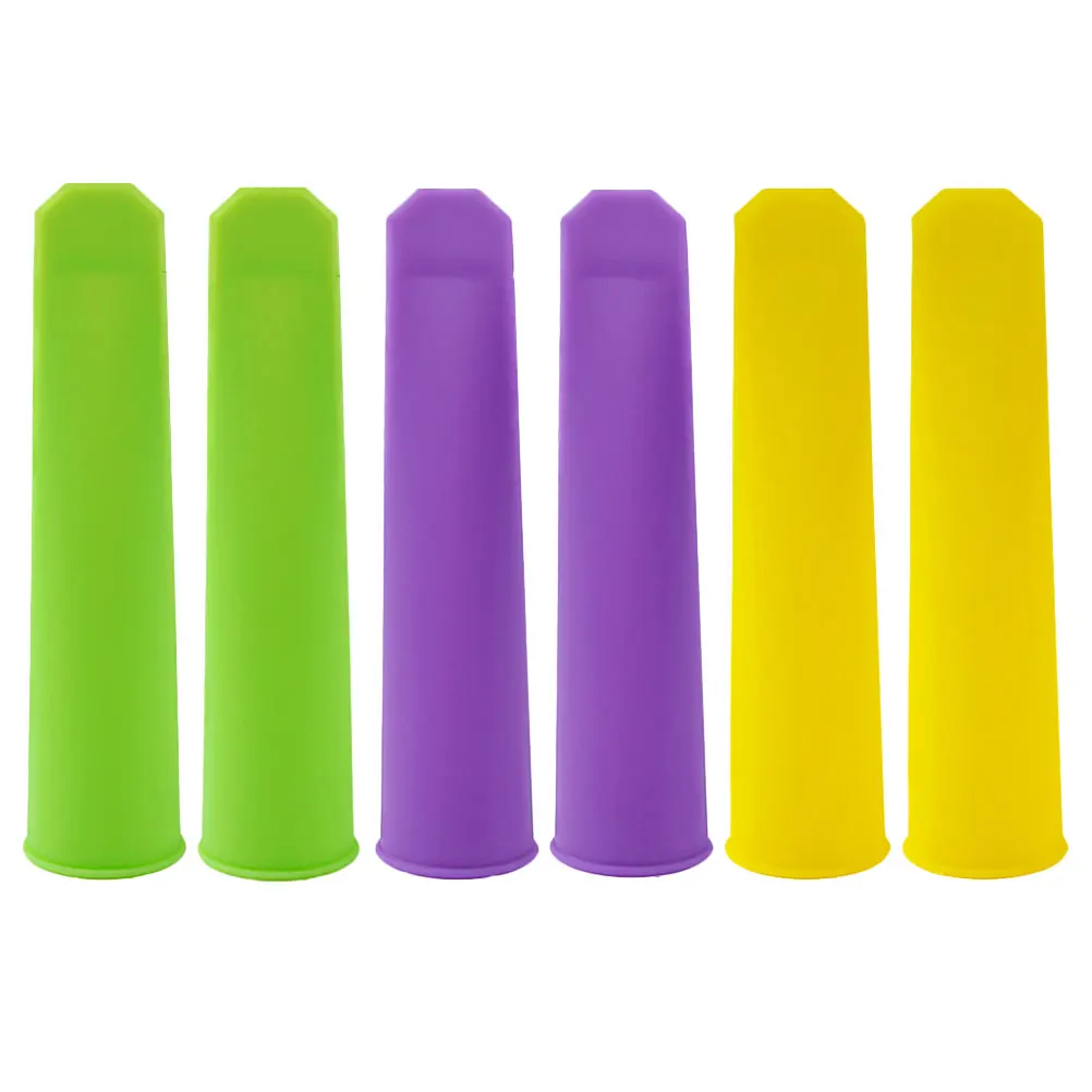 6 Pcs Summer Popsicle Mold Popsicles Molds Homemade Silica Gel Ice Cream for Household