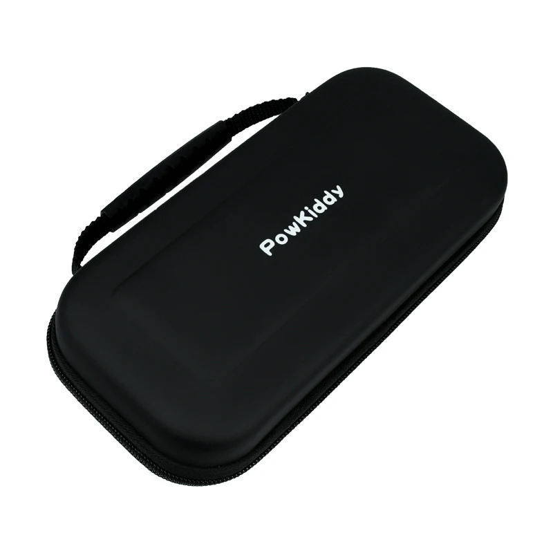 Borsa nera di Powkiddy X55 Console di gioco portatile retrò da 5,5 pollici Borsa da trasporto impermeabile Mini custodia portatile per console per videogiochi