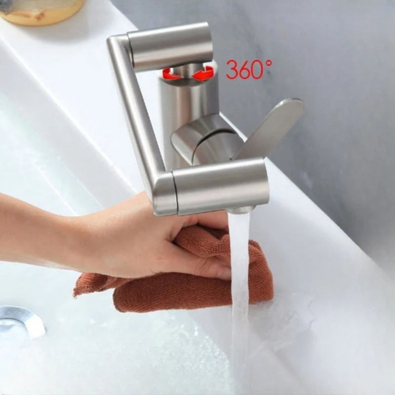 304 Stainless Steel Bathroom Faucet 1080 Degrees Faucet Hot and Cold Wate Sink Kitchen Basin Bathroom Accessories