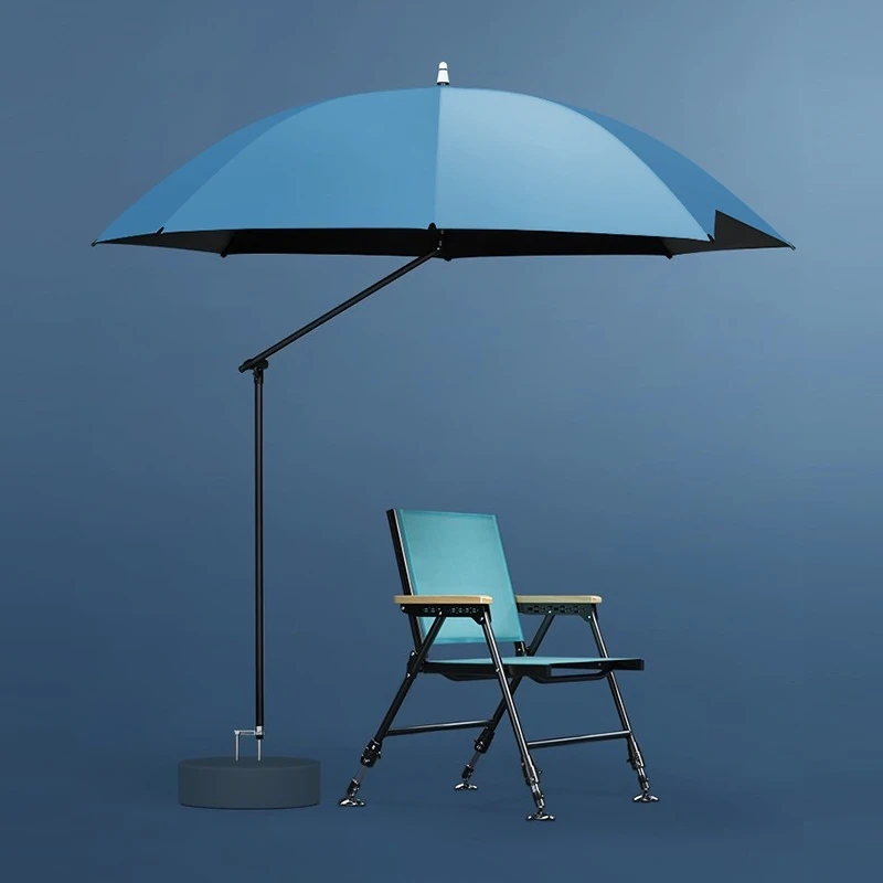 

Lightweight full carbon fiber fishing umbrella, universal folding black fishing umbrella 2 meters sun protection and UV