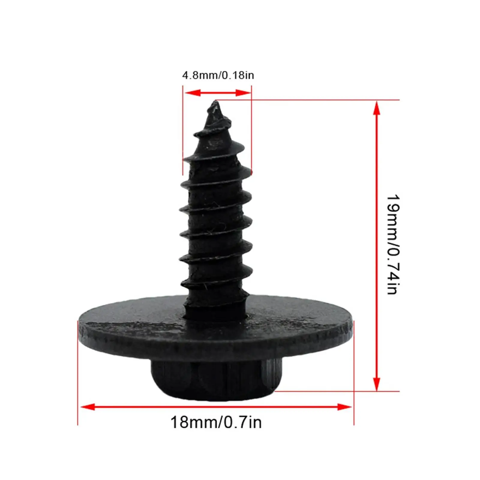 20 Pieces Hex Head Screws 07147129160 Spare Part Wear Resistant Easy Installation for Splash Guard for BMW x1 E90 E46 x3