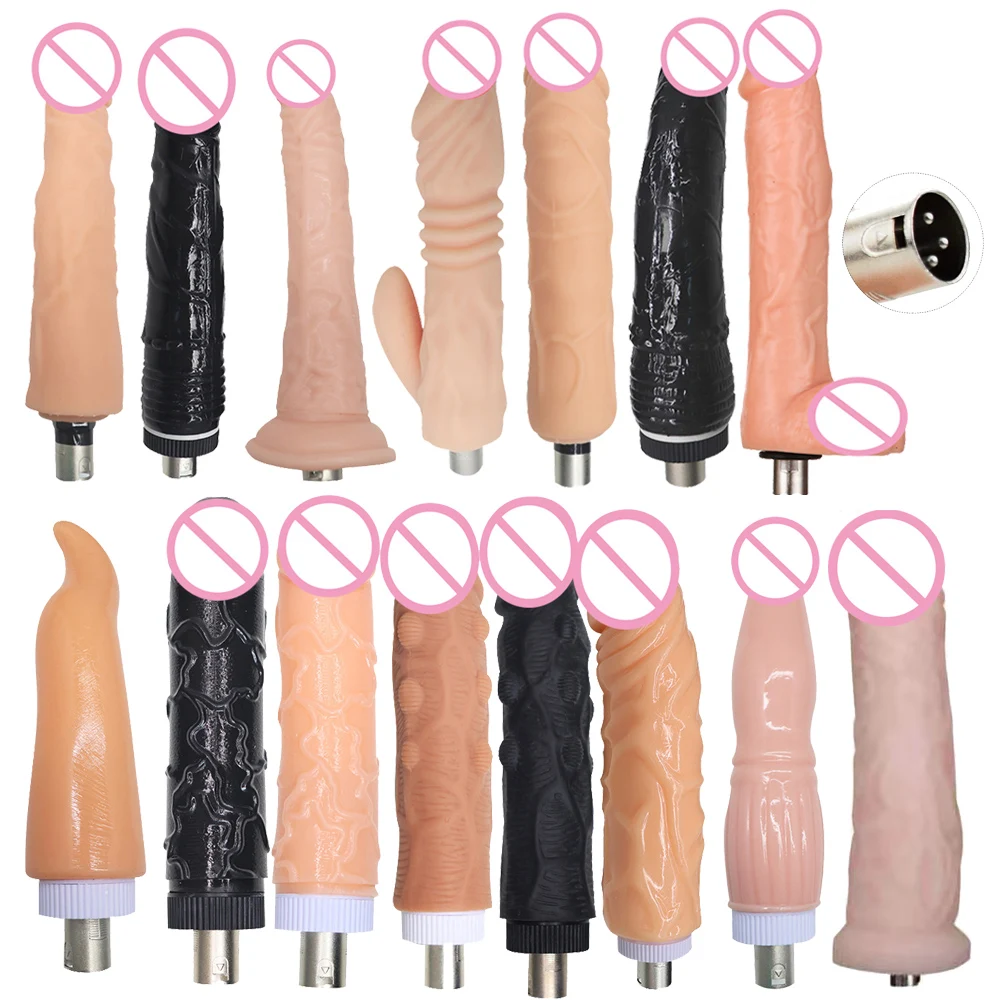 

Automatic Telescopic Sex Machine 3XLR Dildos Attachments Soft Simulation Penis Sex Toys for Women G Spot Play Toys for Adult