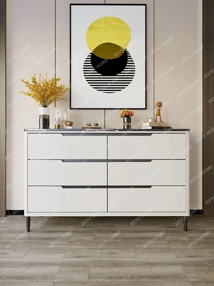 

Легкий роскошный мраморный приставной шкаф для столовой, современный простой домашний шкаф-перегородка для гостиной с функцией хранения.