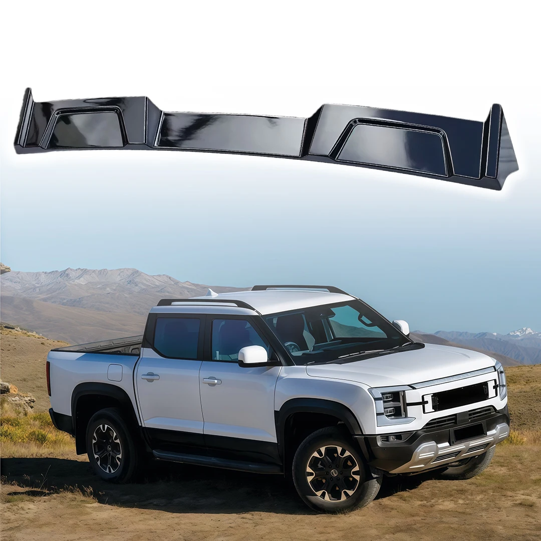 

Gloss Black Top Spoiler Rear Tail Trunk Lip Spoiler Sport Wing fits for BYD Shark 2026 2025 2024 Roof Trunk Wing