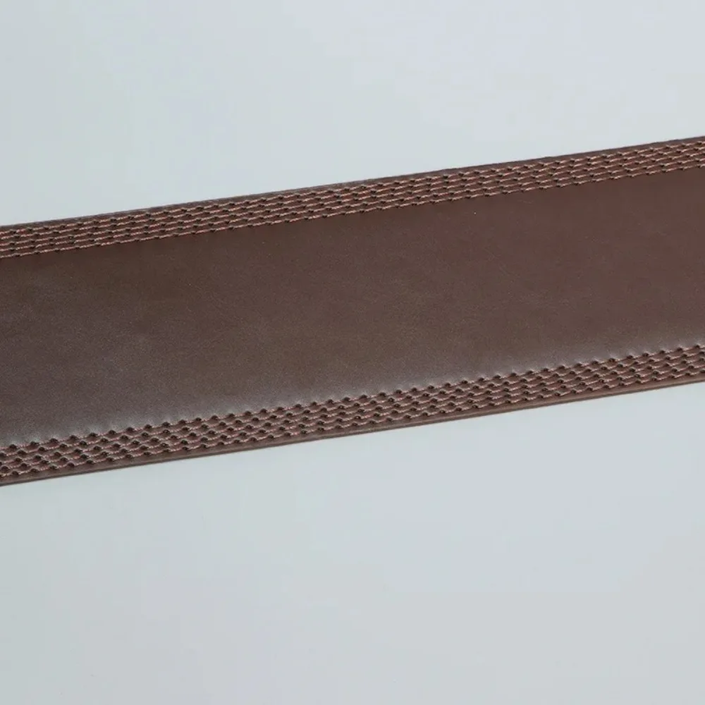 Fashion ikat pinggang lebar Vintage gaya Punk sabuk wanita warna Solid kulit PU gesper logam ikat pinggang Grunge untuk wanita