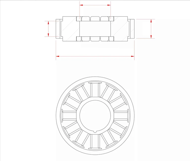 محرك دوار داخلي بدون إطار من Faradyi Micro WK1105 12 فولت أقصى سرعة 1214 دورة في الدقيقة محرك تيار مستمر بدون فرشاة للمعدات الطبية