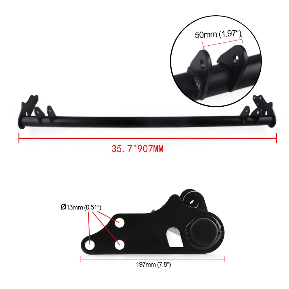 Automotive chassis parts modified traction control tie rod for Honda Civic 92-95/88 -91 EF CRX view 3