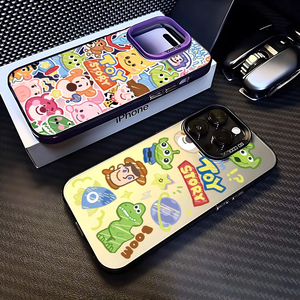 Cute Toy Story Lotso custodia per telefono legnosa per Xiaomi Mi 11 Lite 12T Poco X3 GT NFC F4 X5 Pro 5G Cover posteriore antiurto opaca Candy