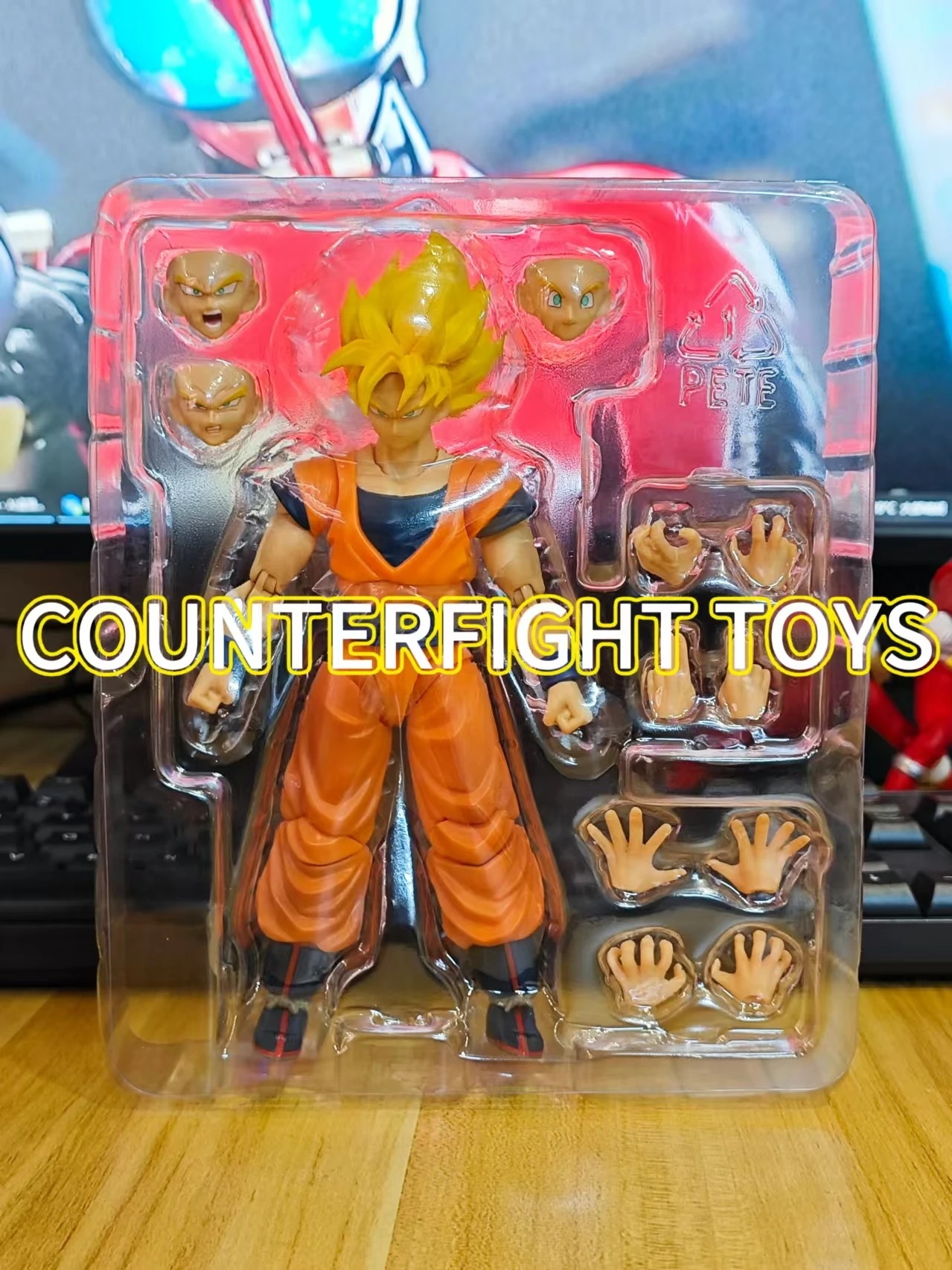 Bandai S.H.Figuarts SHF Dragon ball Z Super Saiyan Full Power Son Goku Figures Model Toys