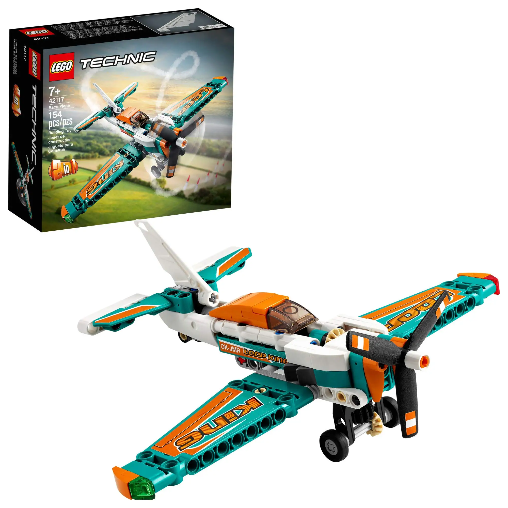 LEGO 42117 2 Technic Race Plane: تقييم شامل لسيارة طائرة قابلة للتحويل بـ 154 قطعة لمحبي البناء والهوايات
