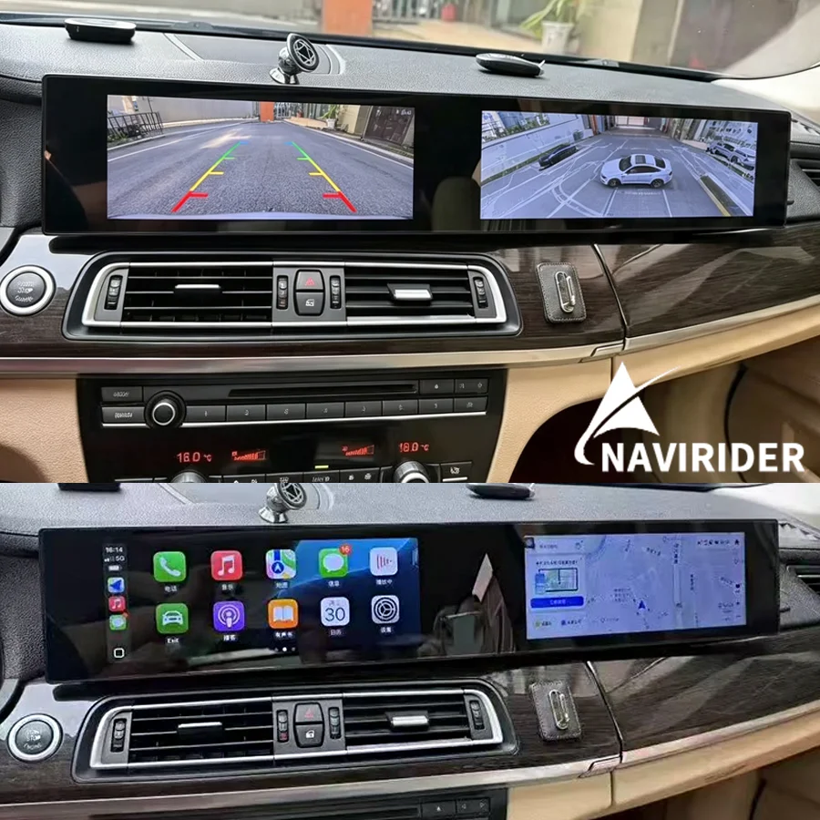M 21Inch Curved Screen Android Car Radio For BMW 7 Series CIC NBT 2009-2015 GPS Navigation Multimedia Video Player CarPlay HU