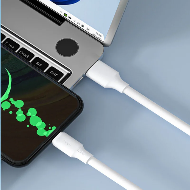 120W 6A Thickened Fast Charging USB to Type-C Cable 1M 1.5M 2M High Speed Data Cord For Huawei Xiaomi，Micro USB 0.3m Cable