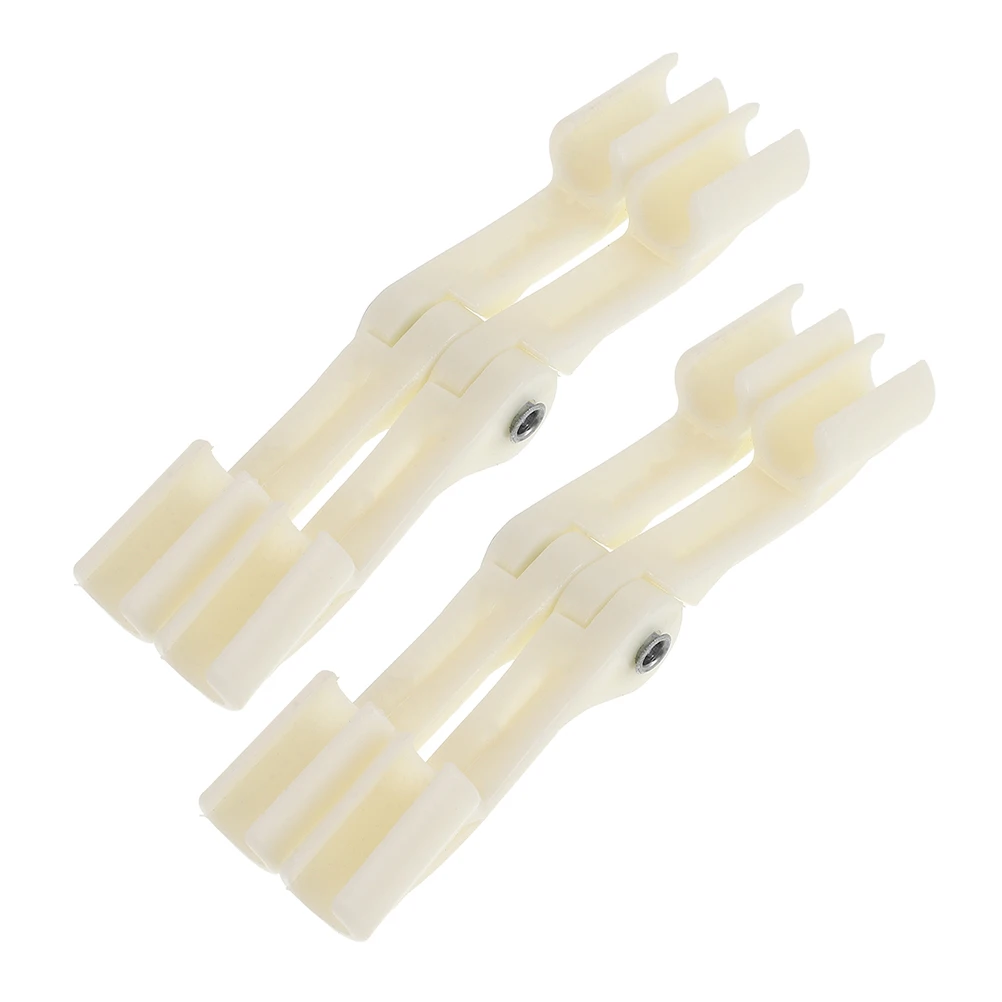 

2pcs Bed Canopy Stabilizer Mosquito Net Holder Plastic Retainer Clips Windproof Shade Net Clip Foldable Fixing Clamp Bedroom