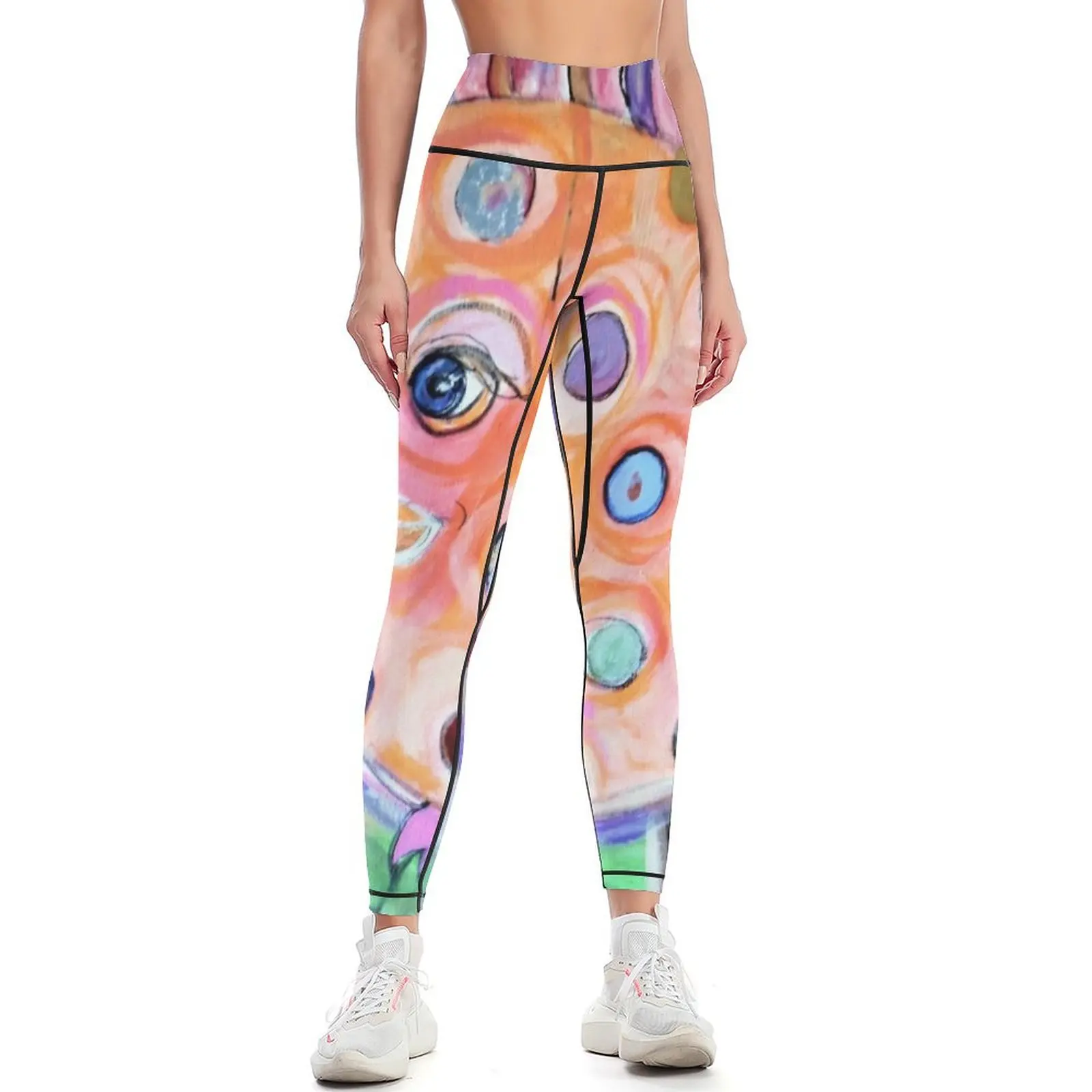 Miss Puff - House of Rules detail Leggings high waist Women's fitness Sportswear woman gym exercise clothing for Womens Leggings