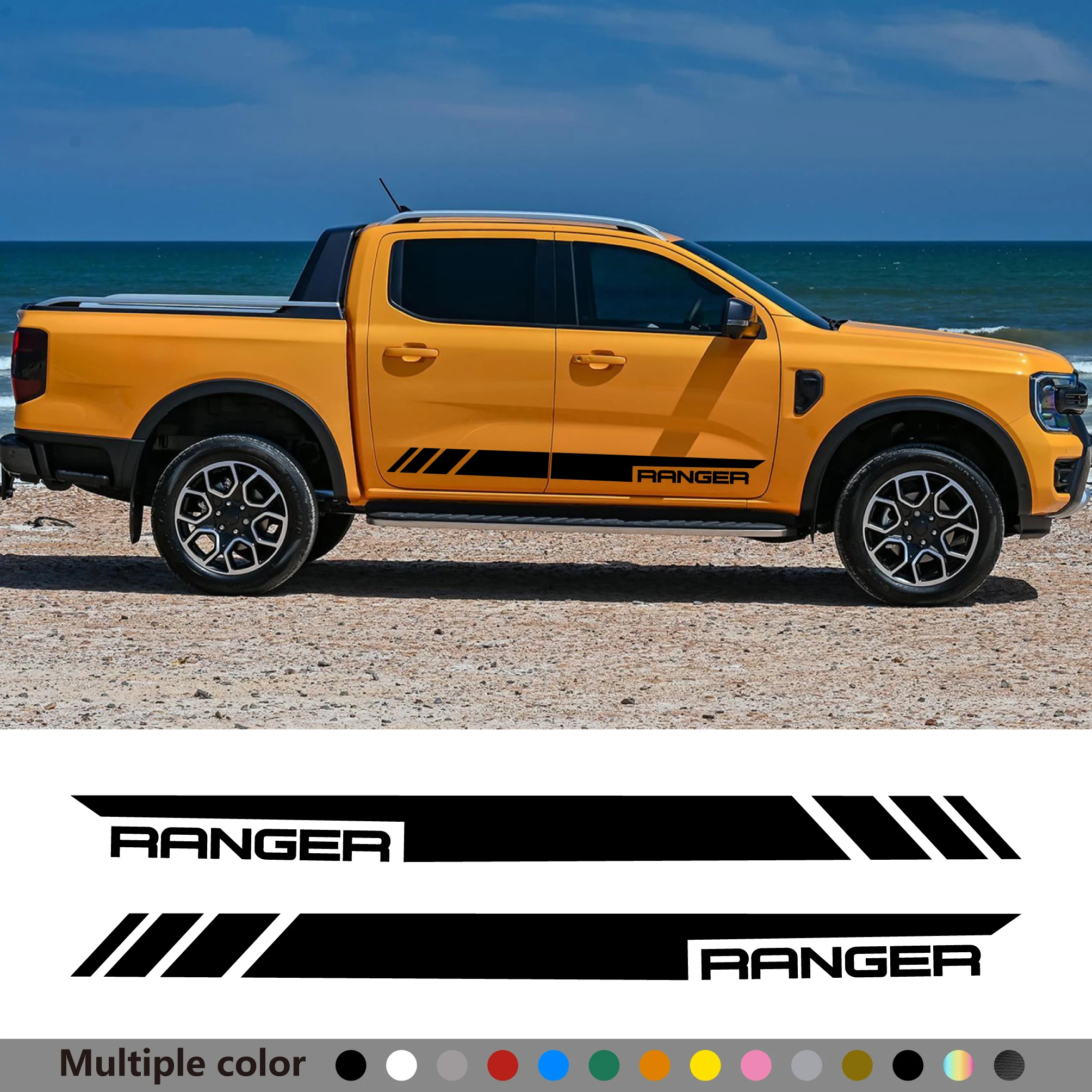 

Наклейки на дверь пикапа для Ford Ranger Raptor Wildtrak